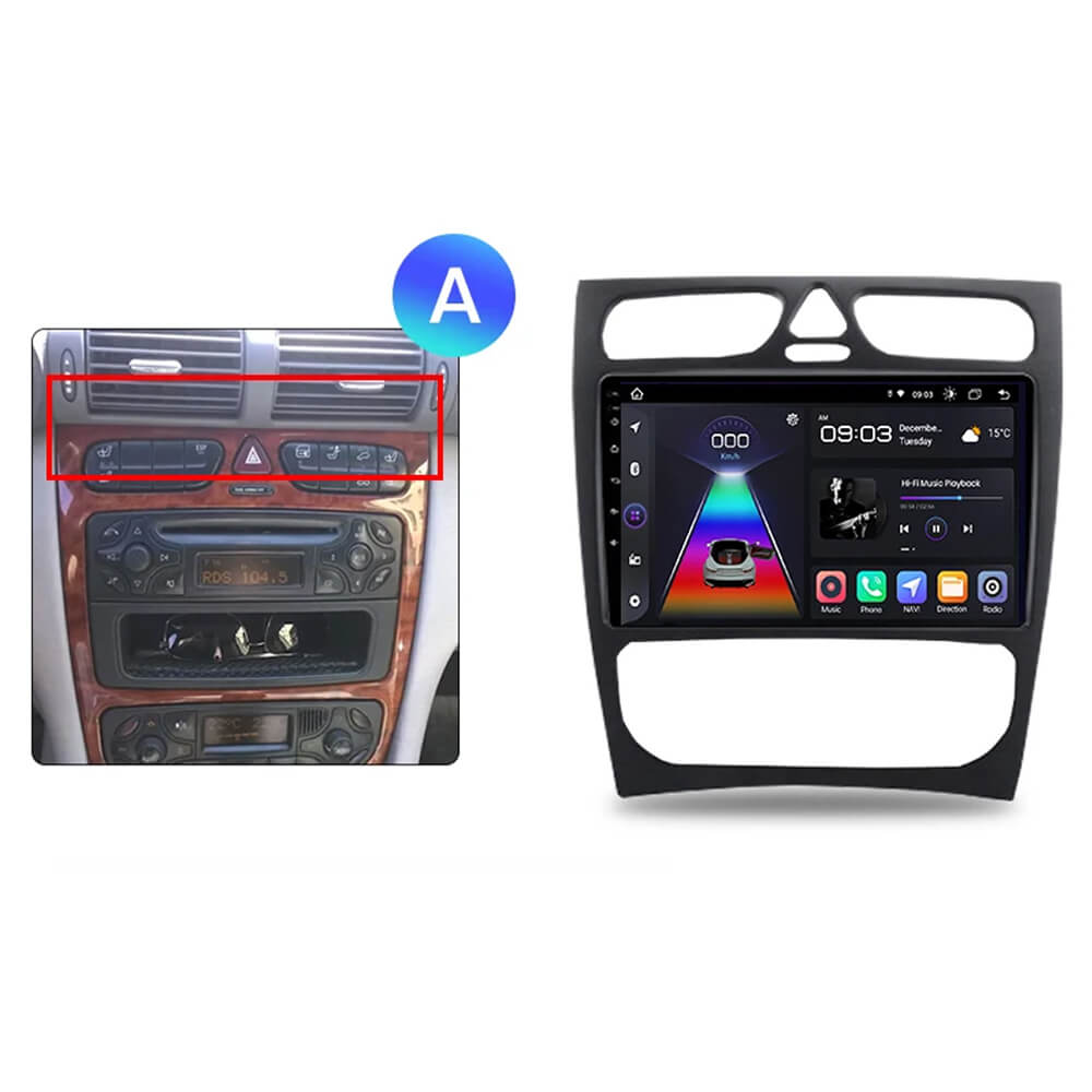 Autoradio Mercedes CLK CarPlay – Image 3